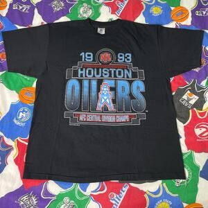 Vintage 1993 NFL Houston Oilers Super Bowl Football Tee